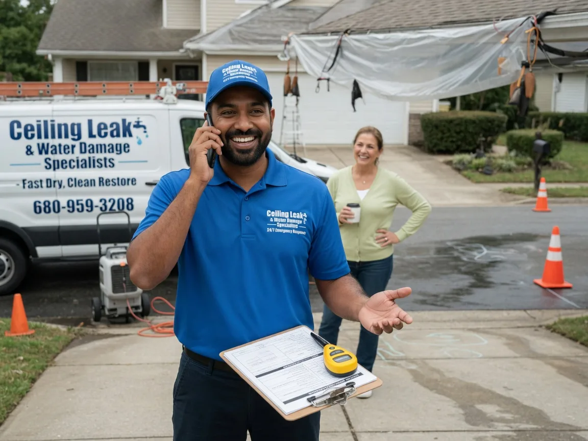 Ceiling Leak Cleanup Whitakers, NC FAQs
